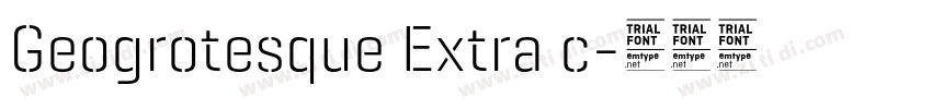 Geogrotesque Extra c字体转换